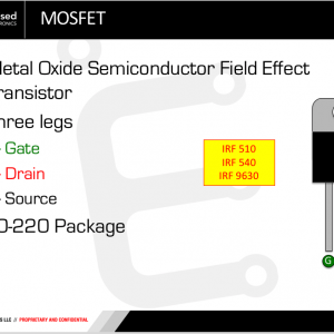 Transistors, MOSFETs and SCRs; Semiconductors in IEDs