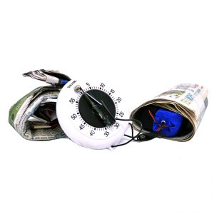 NEWSPAPER W/ KITCHEN TIMER IED Training Aid