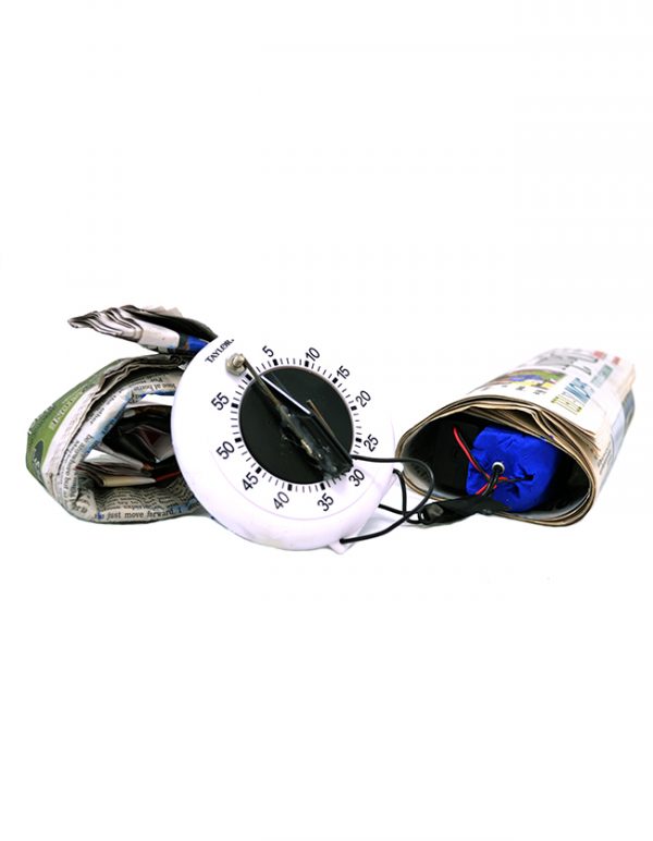 NEWSPAPER W/ KITCHEN TIMER IED Training Aid