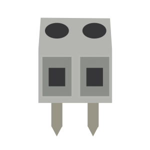 Small Two Position Screw Terminal